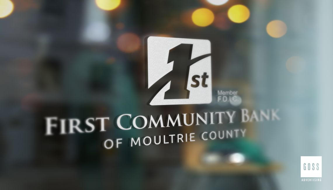First Community Bank - Signage Mock-up