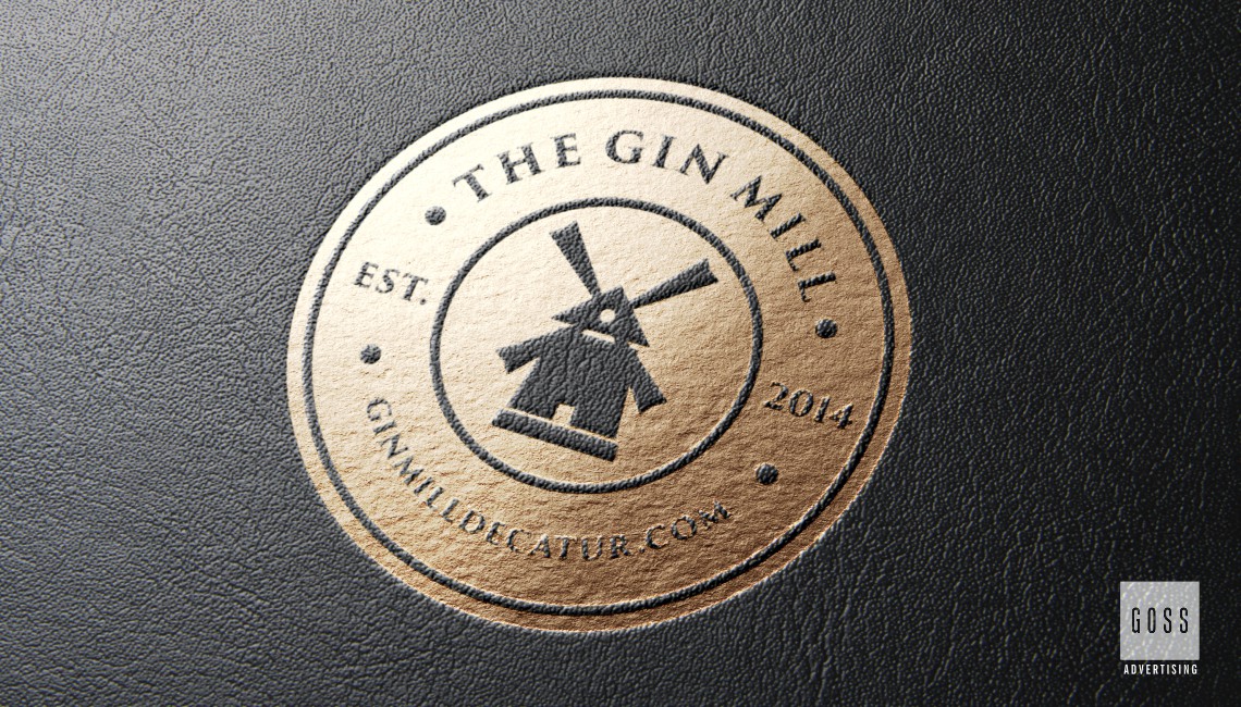 The Gin Mill - Menu Cover